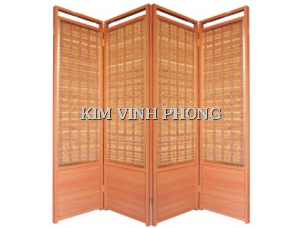 Bình Phong Khung Nhôm Giả Gỗ MT