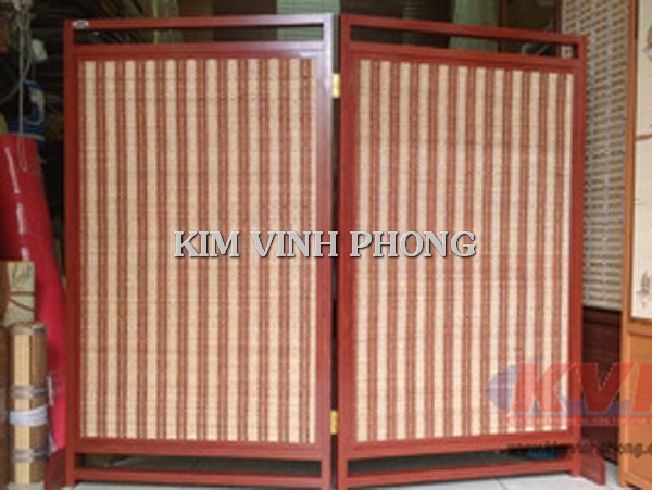 Bình Phong Khung Nhôm Giả Gỗ MT 